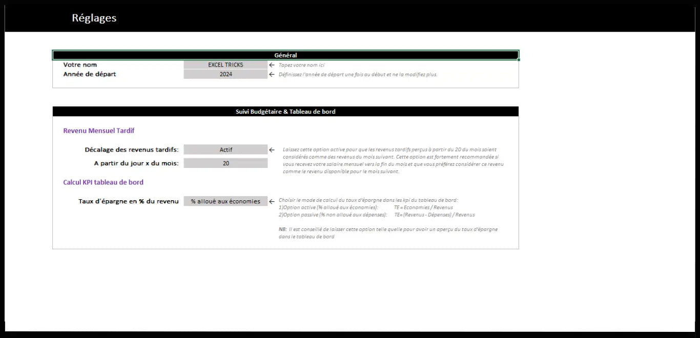 Tableau de bord financier  📊 Xeltemp